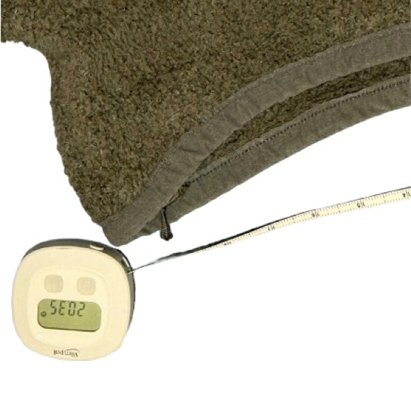 2/$35 Skims Cozy Grey Women's Crop Adjustable Sweater 2x/3x - Picture 6 of 9